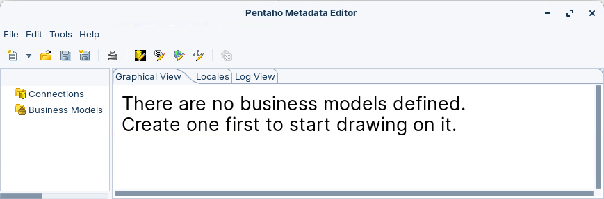 Pentaho Metadata Editor UI